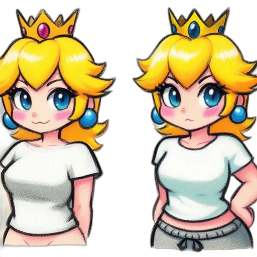 crown, dress, pixel art, concept art transparent PNG cut-out