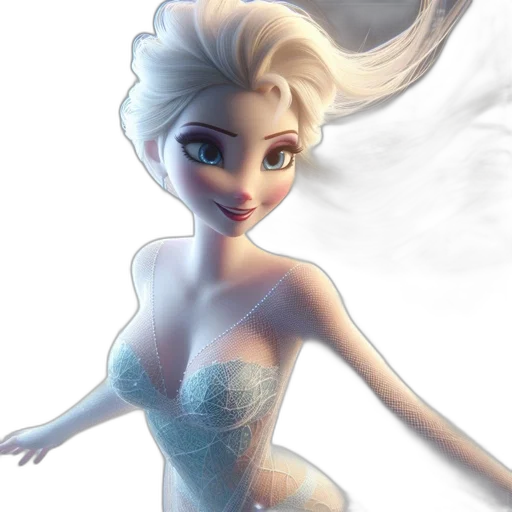 dress, 3d render, fantasy art, concept art transparent PNG cut-out