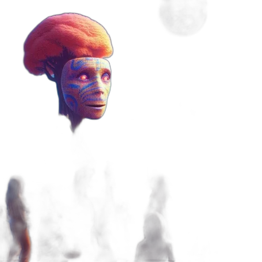 hat, mask, face, creature transparent PNG cut-out