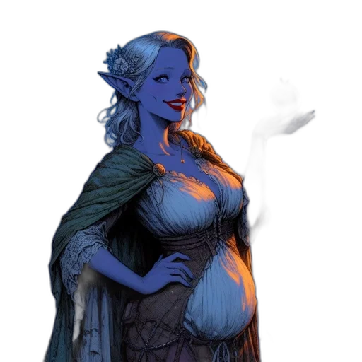 dress, concept art, fantasy art, pixel art transparent PNG cut-out