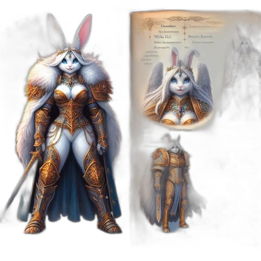 concept art, fantasy art, 3d render, comic book art transparent PNG cut-out
