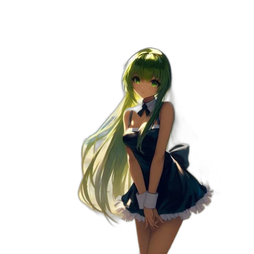 dress, staff, mask, weapon transparent PNG cut-out