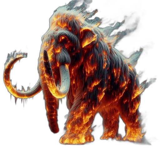creature, dragon, animal, staff transparent PNG cut-out
