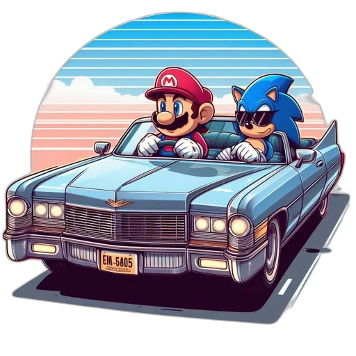 car, hat, pixel art, concept art transparent PNG cut-out