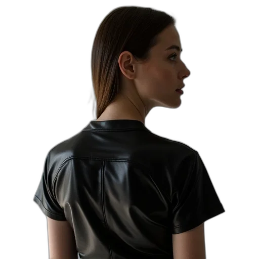 jacket, dress, jewelry, face transparent PNG cut-out