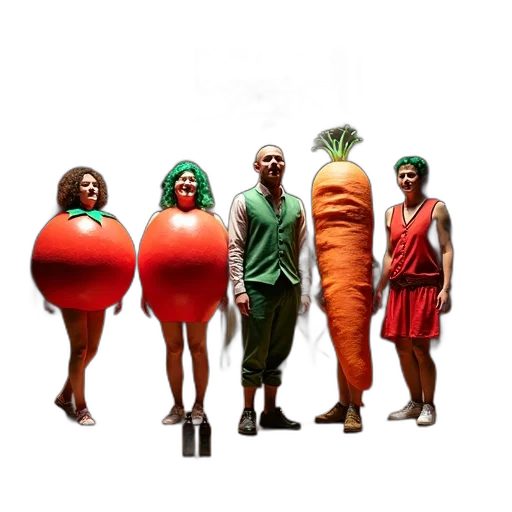 dress, food, staff, concept art transparent PNG cut-out
