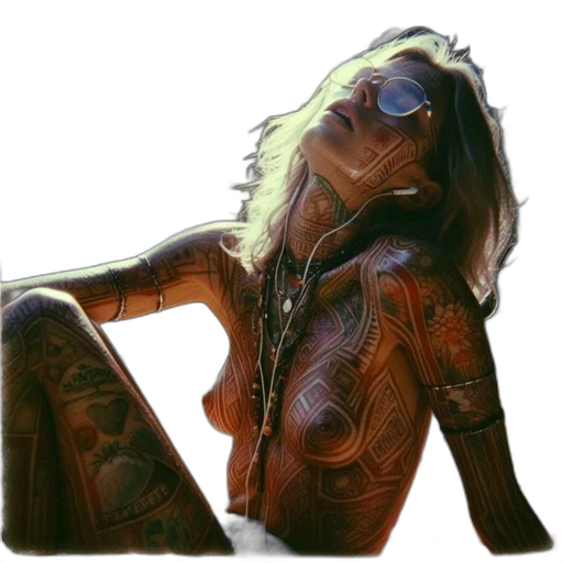 jacket, hair, face, animal transparent PNG cut-out