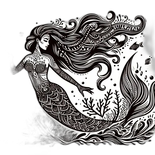 dragon, hair, crown, mask transparent PNG cut-out