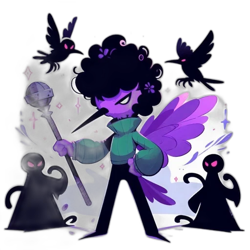 staff, creature, weapon, concept art transparent PNG cut-out