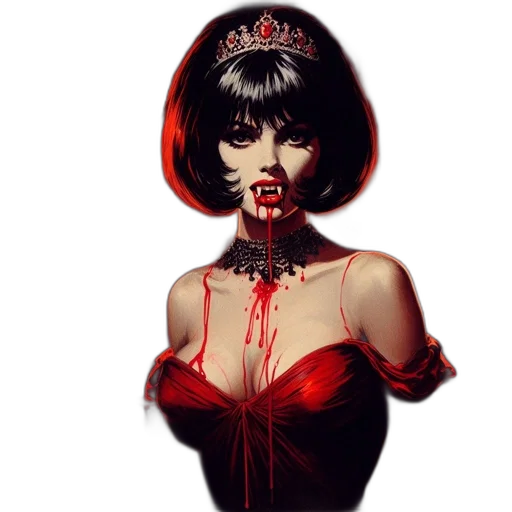 crown, dress, mask, fantasy art transparent PNG cut-out