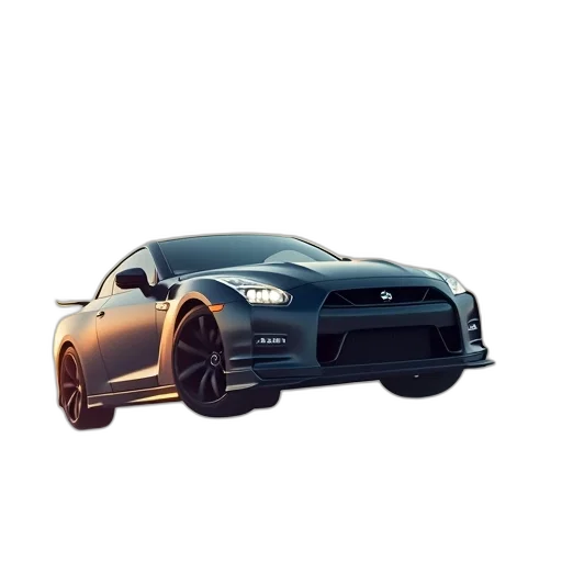 car, weapon, 3d render, photorealistic transparent PNG cut-out