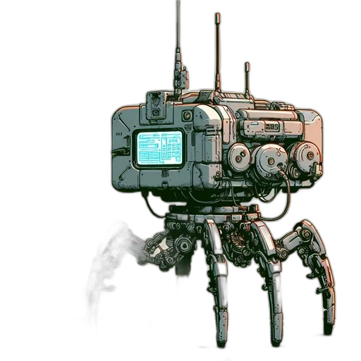 robot, creature, weapon, animal transparent PNG cut-out