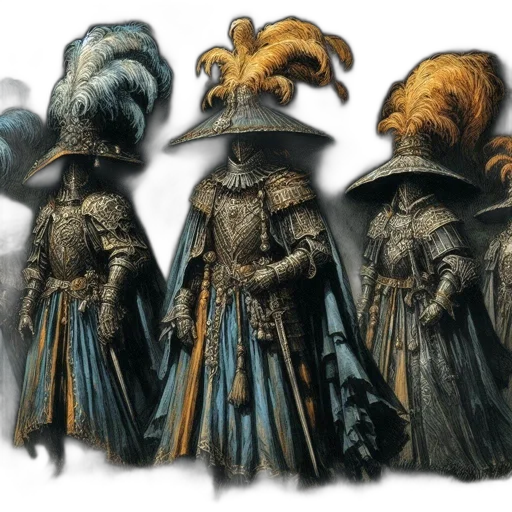 hat, crown, mask, staff transparent PNG cut-out