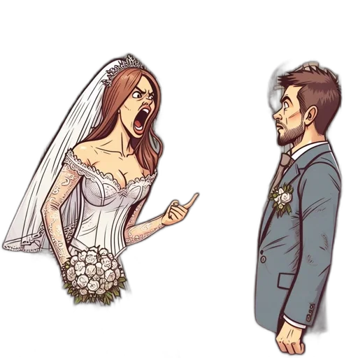 dress, concept art, cartoon, comic book art transparent PNG cut-out