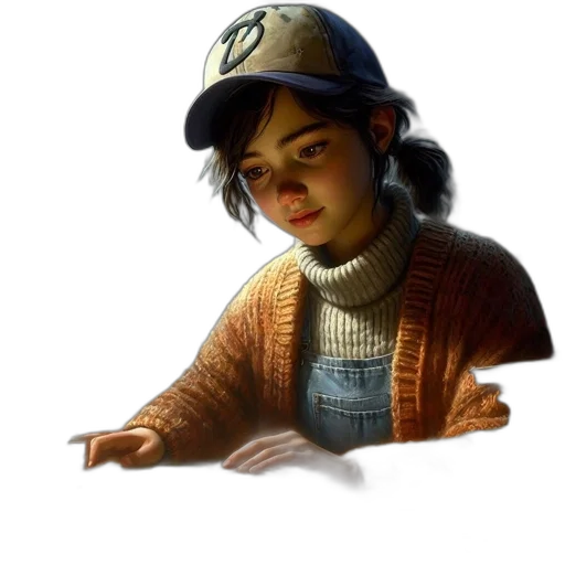 hat, face, staff, jewelry transparent PNG cut-out
