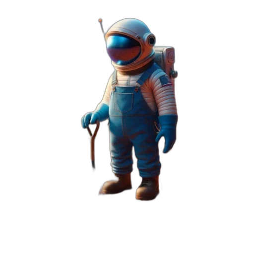 staff, robot, creature, weapon transparent PNG cut-out
