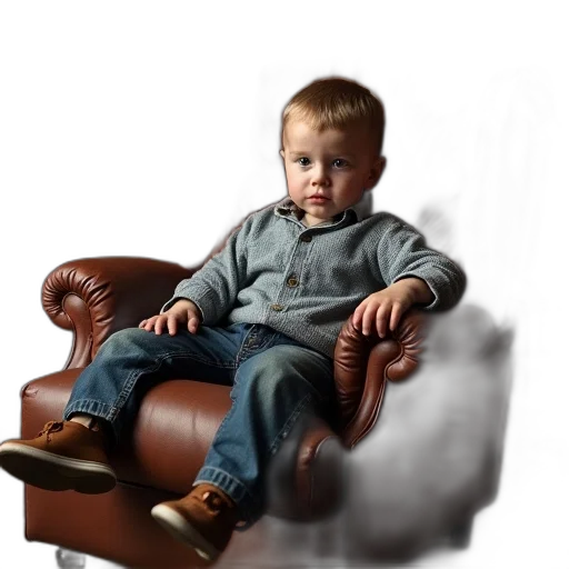 furniture, shoes, jacket, face transparent PNG cut-out