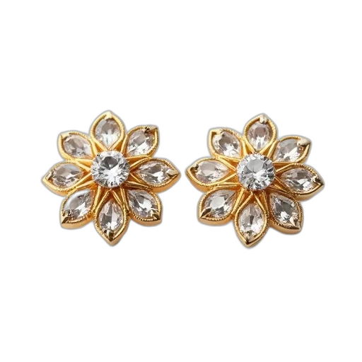 jewelry, crown, pair, gold transparent PNG cut-out