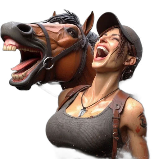 animal, face, photorealistic, 3d render transparent PNG cut-out