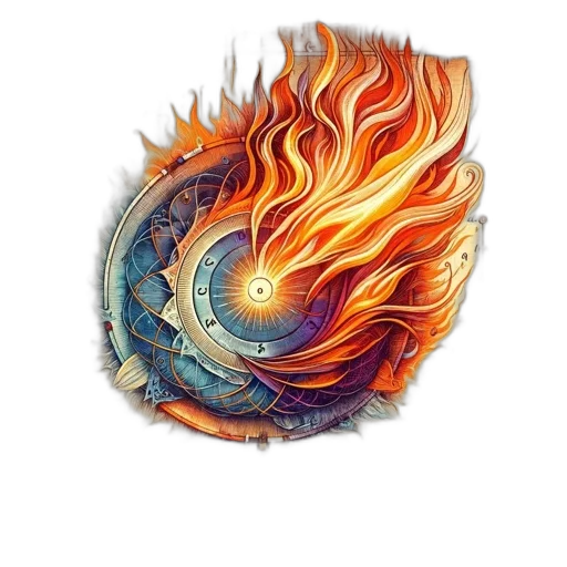 dragon, staff, fantasy art, concept art transparent PNG cut-out