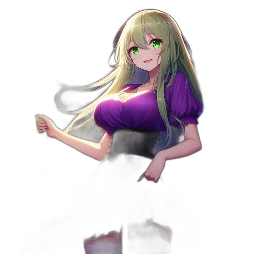 dress, bottle, robot, hair transparent PNG cut-out