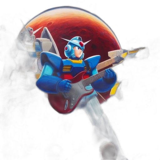 robot, weapon, staff, sword transparent PNG cut-out