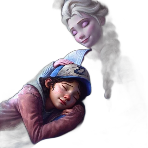 face, hat, staff, concept art transparent PNG cut-out