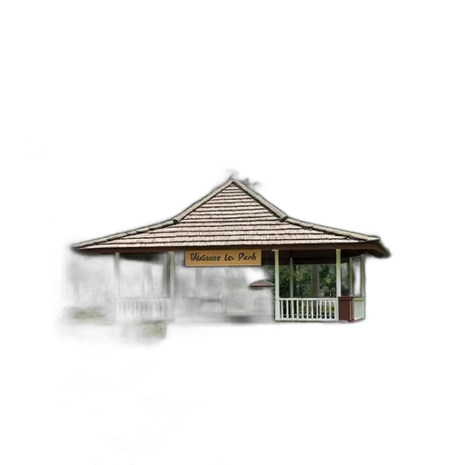 umbrella, building, furniture, staff transparent PNG cut-out