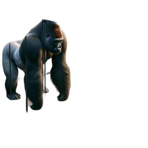 animal, creature, 3d render, concept art transparent PNG cut-out