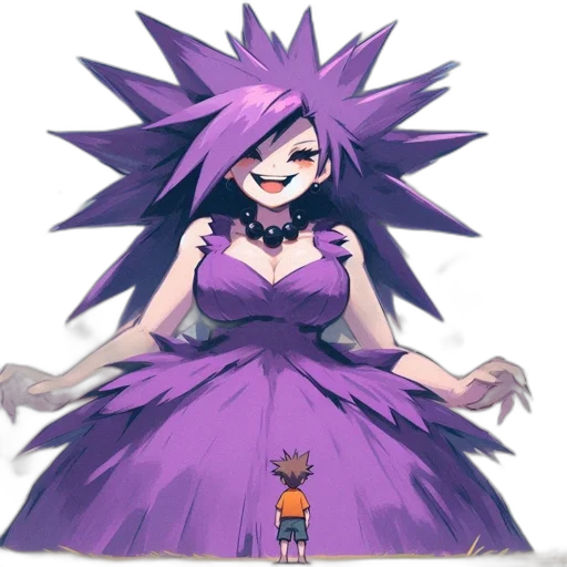 dress, creature, hair, animal transparent PNG cut-out