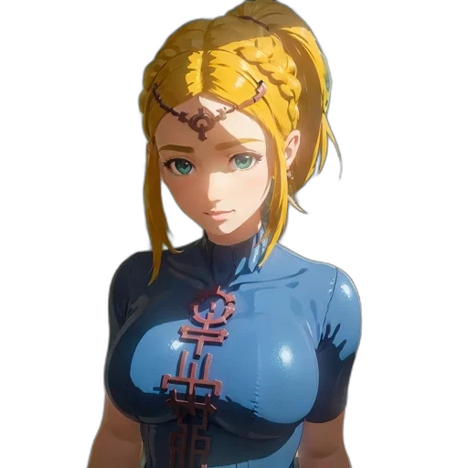 dress, crown, face, staff transparent PNG cut-out