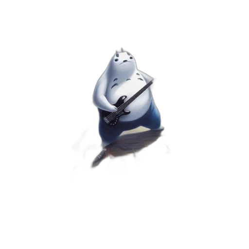 animal, creature, hat, staff transparent PNG cut-out