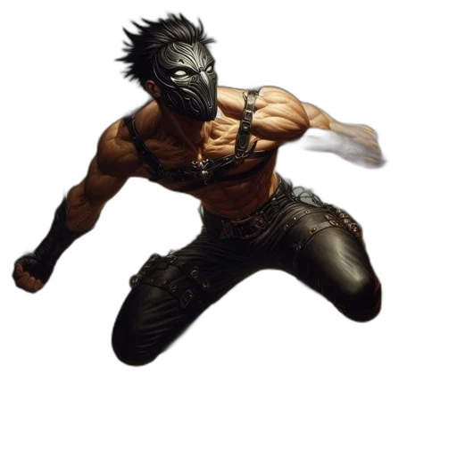 mask, weapon, creature, face transparent PNG cut-out
