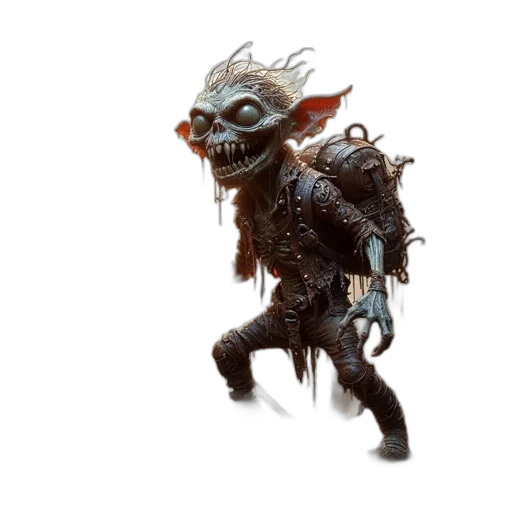 creature, mask, staff, dragon transparent PNG cut-out
