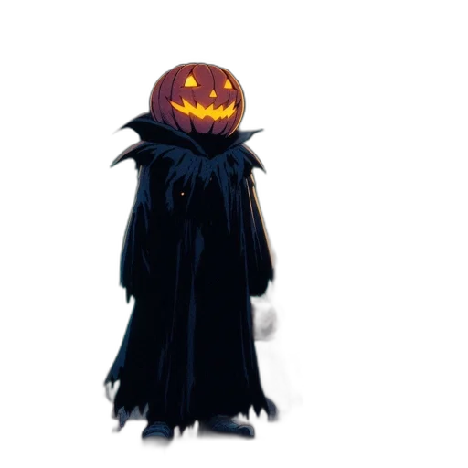 mask, staff, creature, jacket transparent PNG cut-out