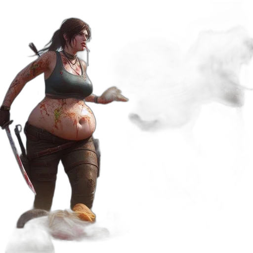 concept art, fantasy art, photorealistic, 3d render transparent PNG cut-out