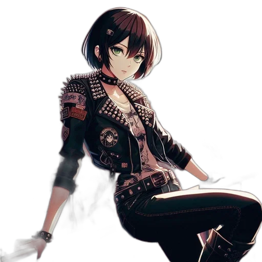 jacket, weapon, staff, sword transparent PNG cut-out