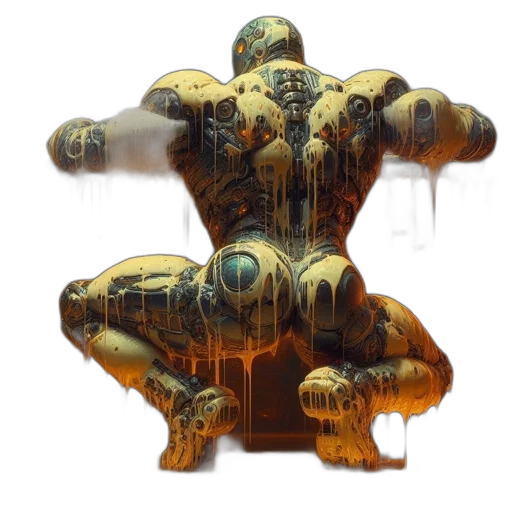 robot, furniture, weapon, creature transparent PNG cut-out
