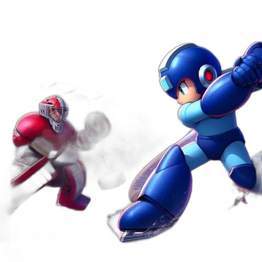 robot, concept art, 3d render, pixel art transparent PNG cut-out