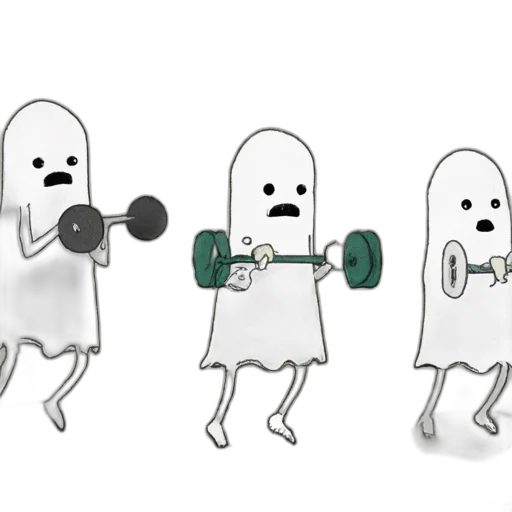 concept art, three, anthropomorphic, ghost transparent PNG cut-out