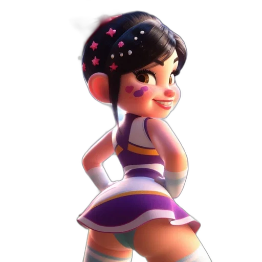 dress, staff, 3d render, concept art transparent PNG cut-out