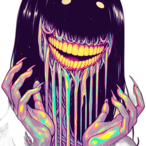 mask, creature, face, hair transparent PNG cut-out