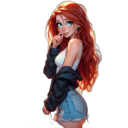 dress, jacket, face, anime transparent PNG cut-out