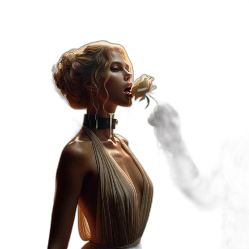 dress, jewelry, concept art, photorealistic transparent PNG cut-out