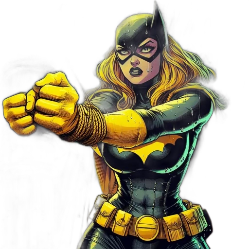 comic book art, concept art, 3d render, photorealistic transparent PNG cut-out