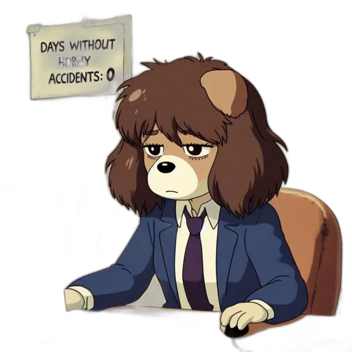 staff, jacket, animal, robot transparent PNG cut-out