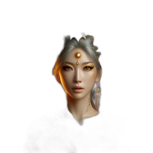 crown, jewelry, face, mask transparent PNG cut-out