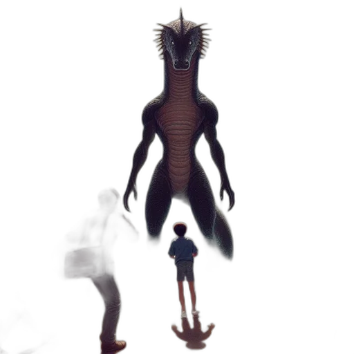 creature, dragon, animal, robot transparent PNG cut-out