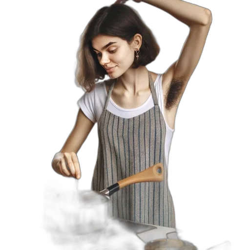 dress, staff, jewelry, hair transparent PNG cut-out