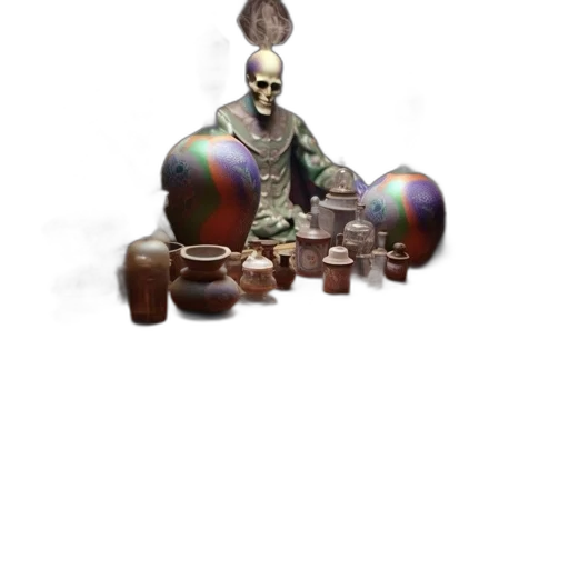 robot, staff, jewelry, crown transparent PNG cut-out